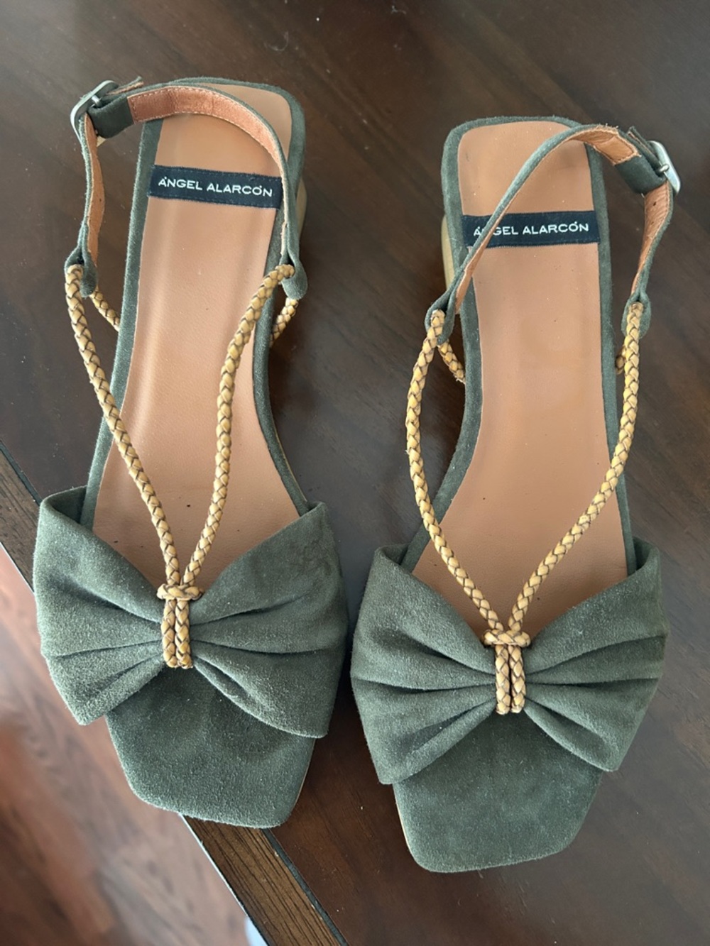 Anthropologie Angel Alarcon Strappy Slingback Heeled Sandals EU 38